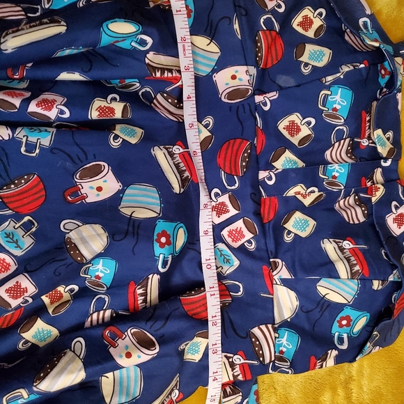 Modcloth style coffee diner dress - Picture 6 of 7